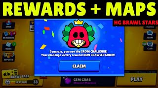 Grom Challenge Confirmed Maps + Guide Brawl Stars #brawliversary #grom