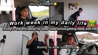 Work day in my life being 19 | cook with me, DRIVE WITH ME TO SCHOOL! + get ready with me!