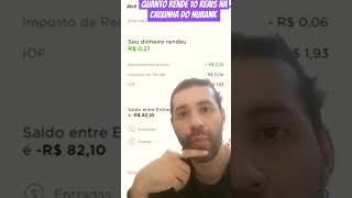 QUANTO RENDE R$10 REAIS NA CAIXINHA DO NUBANK #nubank #nubankbrasil #investimentosnubank #investir