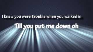 Taylor Swift - I Knew You Were Troubles Lyrics