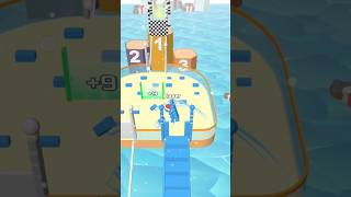 Bridge Race Gameplay ( Level 4 - Level 10 ) Android & IOS #shorts #android #games #gameplay