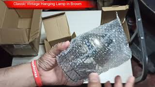 UNboxing : CAMPiNG CLASSiC ViNTAGE LAMP