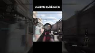 Sniper Amazing quick scope #shorts