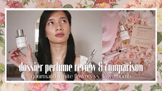 Dossier Perfume Review & Comparison | Gourmand White Flowers vs. Flowerbomb (Ad) 🌸