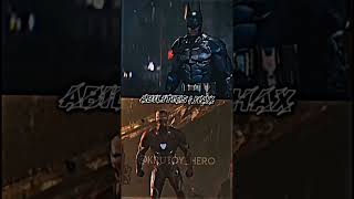 Batman (Arkham) Vs Iron Man (MCU), #shorts #reccomended #shortsyoutube #trend #marvel#dc