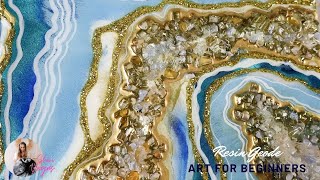 How To Make RESIN GEODE Art For Beginners (Tips & Tricks)