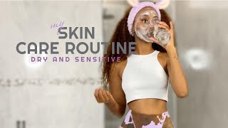 SKIN CARE ROUTINE | DRY AND SENSITIVE SKIN | SOUTH AFRICAN YOUTUBER