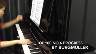 Burgmuller op.100 No.6 Progress