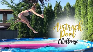 Gymnastics Airtrack Pool Challenge| Carissa SGG