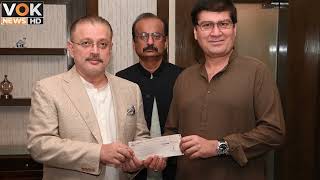 On Press Freedom Day, Minister Sharjeel Memon released relief checks to journalist associations