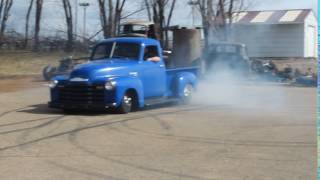 1950 Chevy 3100 Burnout