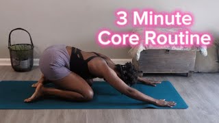 3 minute Core Burn Out 🔥#core #abs#shortworkout