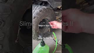 Slime Sealant | Slime | For your Tires!! #slime @slimetiresealant #zeroturn #mowing #trending