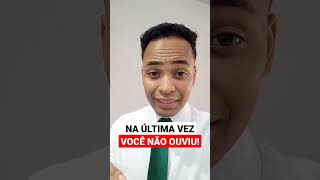 Na última vez você não ouviu! #shorts #deus #fy #fé #palavradevida #viral #jesus #familia