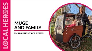 Cambridgeshire Cargo Bike Stories: Muge and family