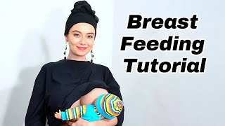 Breastfeeding Tutorial & Tips [4k][ Change Transparent Clothes 😍 #2k