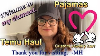 Temu Haul - Pajamas, Jewelry and Custom Jewelry too!