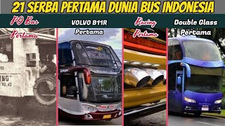 21 Serba Pertama Dunia BUS di Indonesia