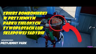 Zbierz bombonierki w Przyjemnym Parku Zielonych Żywopłotach lub Sklepowej Sadybie| Fortnite Wyzwania