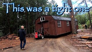 Moving an old shed to be a new shop