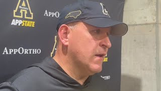 Appalachian State coach Shawn Clark discusses the loss to Clemson