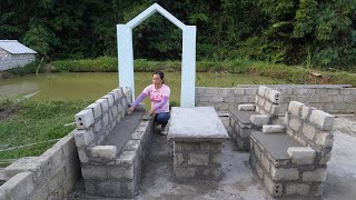 How to make artificial stone tables and chairs building life, green forest life