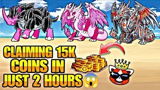 Claiming 15K coins in just 2 hours 😱🤩 || Dynamons World 🔥