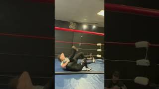 MR. X JR gives a nice belly to back suplex!