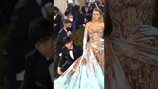 Blake Lively's dress transformation #metgala #shorts