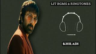 Khiladi Bgm |Ravi Teja #bgm #ringtones