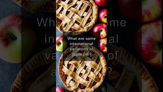 Discover Different Apple Pie Variations Around the World!  #shorts #applepie #food