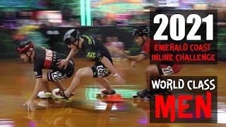 World Class Men Battle To Qualify In 1500 Meter Indoor Inline Skating Race