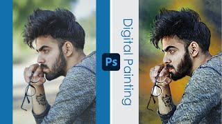 How We Can Do Digital Painting Workflow By Using Smudge Tool in Photoshop.