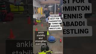 ANKLE STABILITY AND STRENGTHEN EXERCISES #youtube #sports #workout #traIN #delhi #badminton #tennis