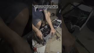 Proses pelamakan #mesinmobil #automobile #modifikasimobil #tutorial #mekanikmobil