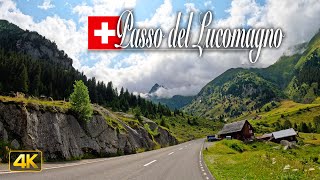 Driving to the Top of the Passo del Lucomagno / Lukmanier Pass in the Swiss Alps 🇨🇭