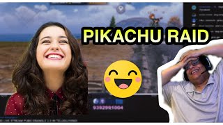 Tanmay raids a GIRL GAMER🔥 || Gets irritated by Pikachu tune 😂 || Pikachu RAID 😱 #tanmaybhat #raid