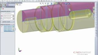 Konwersja DWG na bryłę 3D - SolidWorks 2D into 3D conversion