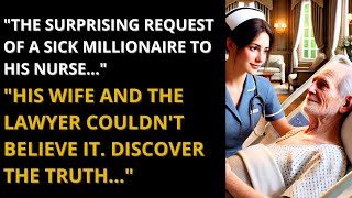 THE SURPRISE REQUEST OF A SICK MILLIONAIRE TO HIS NURSE...