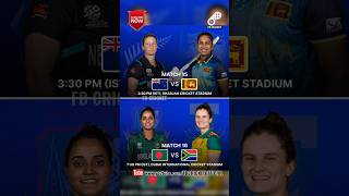 It’s a thrilling double-header in the Women's T20 World Cup🎉 |#shorts |#trending |#womenst20worldcup