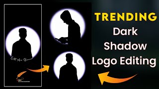 How to create Dark Shadow Logo//pixellab Dark Shadow Logo Editing // status New Logo Editing 2023