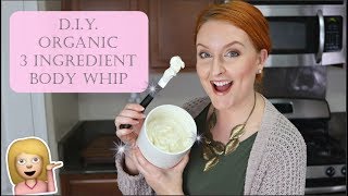 DIY HOME MADE ORGANIC WHIPPED BODY OIL | ALL NATURAL BODY CARE | SIRENA GRACE CELES