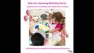 🎨✨ Celebrate your little one's special day with a burst of creativity at Visual Arts Centre! 🎉