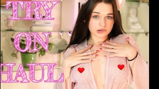 See-Through Try On Haul | Transparent Lingerie and Clothes | Try-On Haul At The Mall 2024