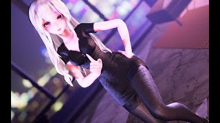 【REPRINT MMD 4K/60FPS】Yowane Haku in Black -  Thumbs Up #PleaseRead!Description!