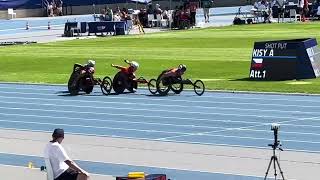 【パラ陸上世界選手権パリ】T54 women 800m heat1/3 | MCFADDEN Tatyana USA🇺🇸 1:49.69