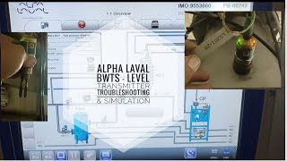 Alpha Laval BWTS - level transmitter troubleshooting & Simulation