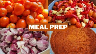 HOW TO PREPARE & STORE TOMATOE PASTE FOR A LONG TIME || Make your festivity lit with this meal prep