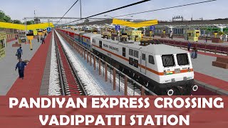 MSTS | Pandiyan SF Express Crossing Vadipatti Station |  Srv 3 Route | Vilaiyatu pillai