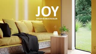 JOY - Difusor de aceites esenciales - Luz multicolor cambiante